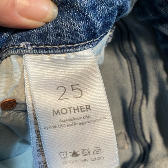 MOTHER Blue Skinny Jeans with Classic Style size 25 - Picture 5 of 8